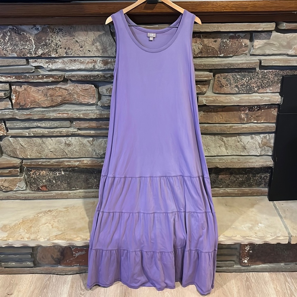 Juie Multicolour Long Tiered Dress